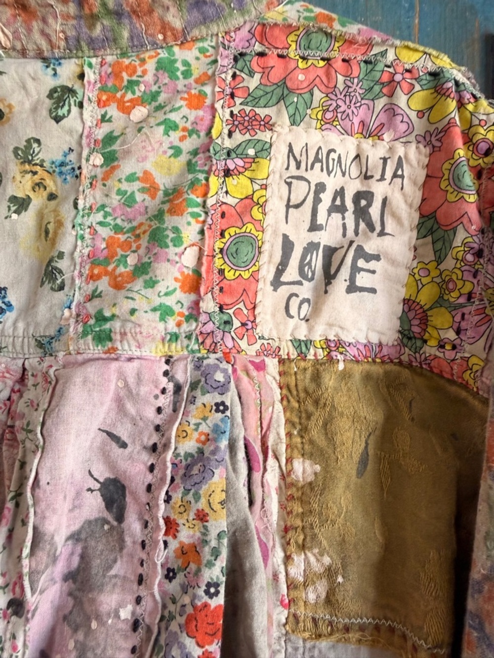 Magnolia Pearl Rare Reversible Patchwork
Baishan Overshirt Jacket Violet Gueliz - Picture 6 of 14